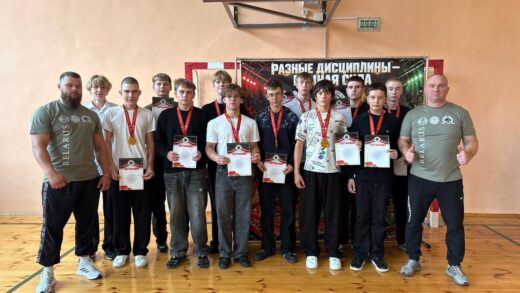 Команда БелПрофСпорт посетила Боровскую среднюю школу имени Г.К. Жукова